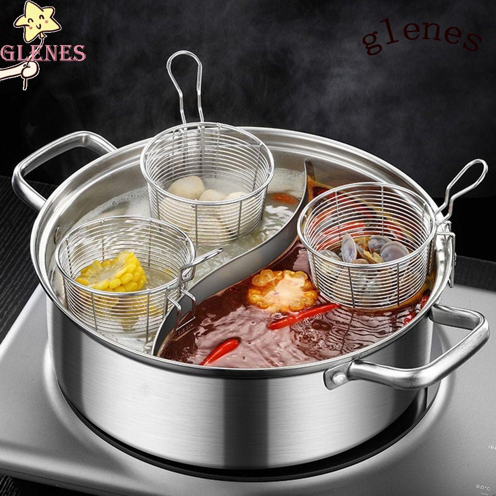 Rổ Chiên Mì Bằng Thép Không Gỉ Tiện Dụng Cho Nhà Bếp