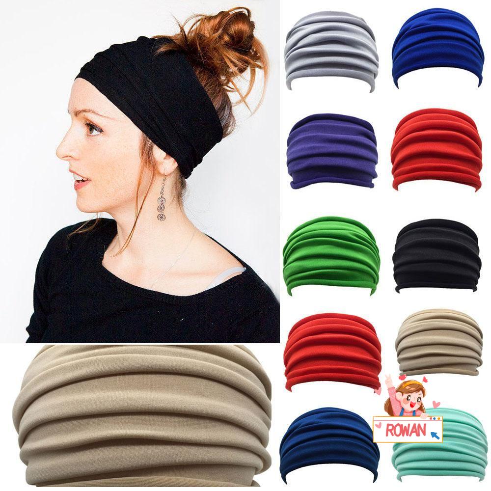 Băng Đô Thể Thao Bản Rộng Co Giãn Hàng Mới Cho Nữ