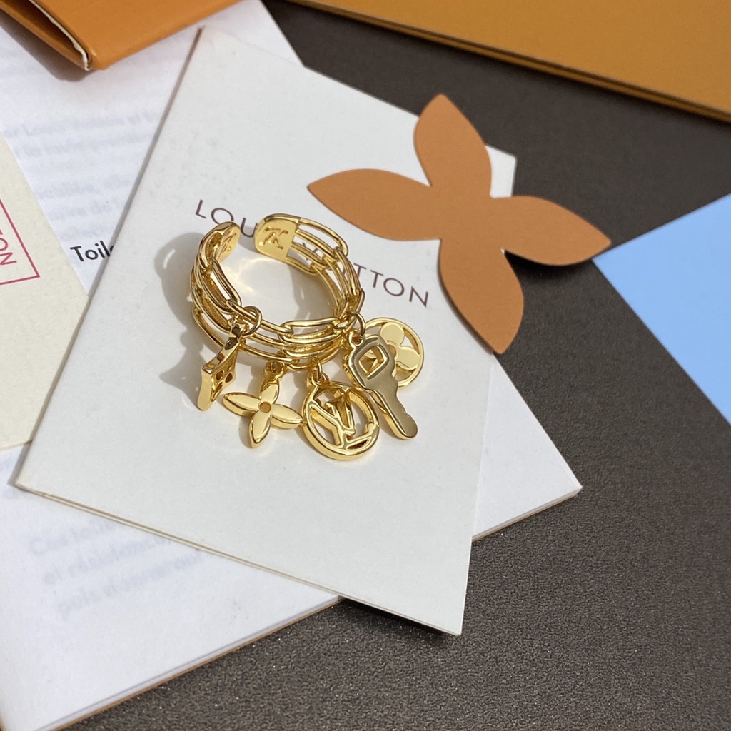 LOUIS VUITTON Bông Tai LV Bằng Thép Titan Thời Trang Cho Nữ