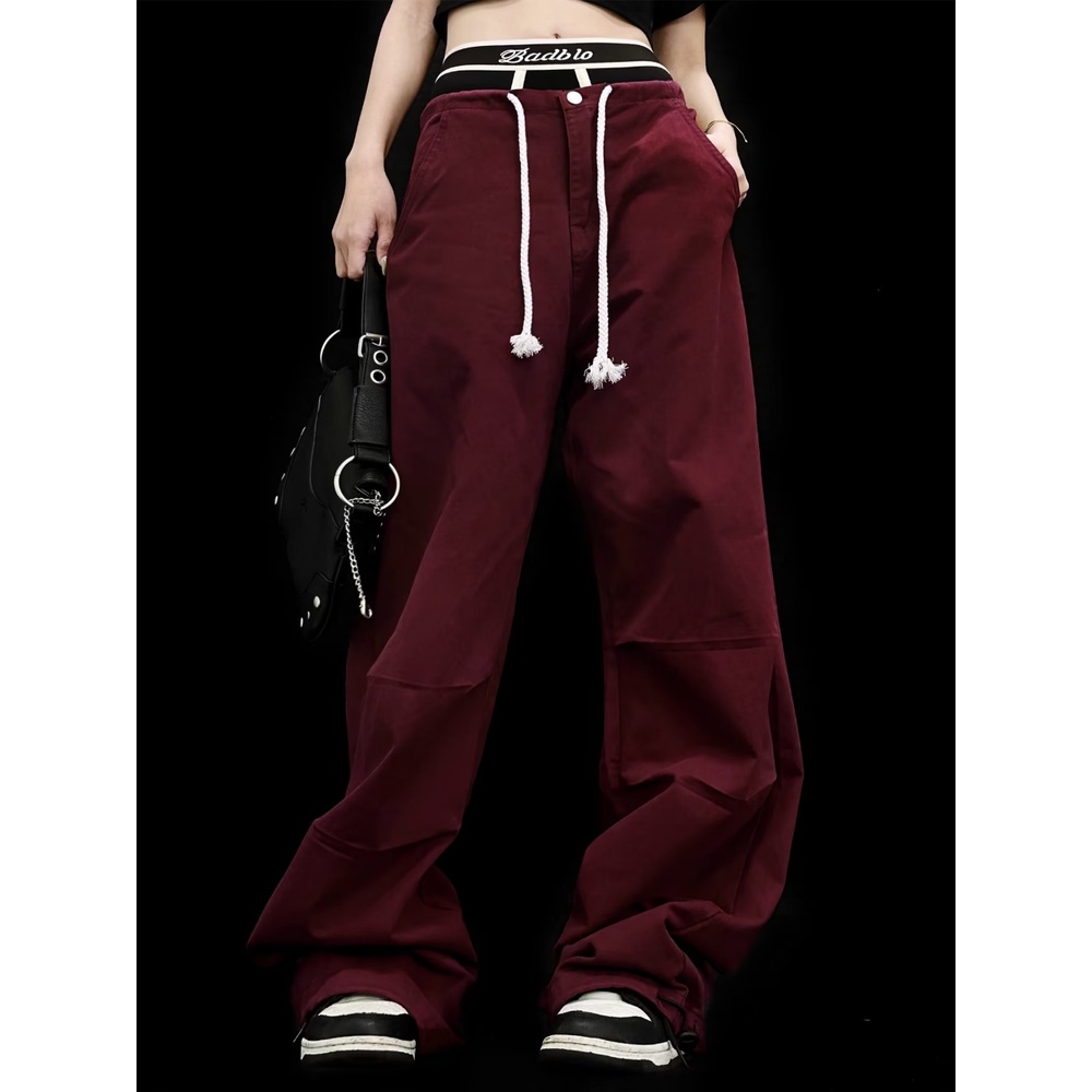 Quần Dài Ống Rộng Phong Cách Hiphop Đường Phố Cho Cặp Đôi