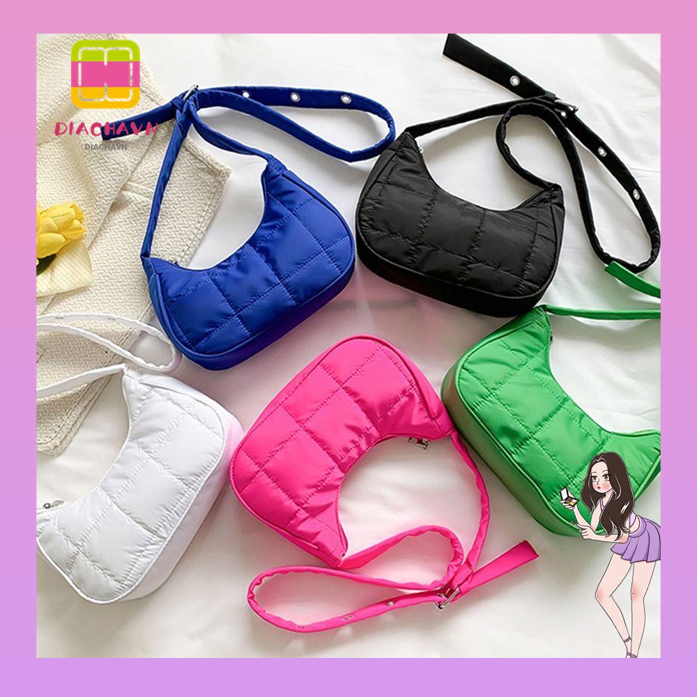 Túi Xách Đeo Dưới Cánh Tay Chất Liệu Cotton Gọn Nhẹ Cho Nữ