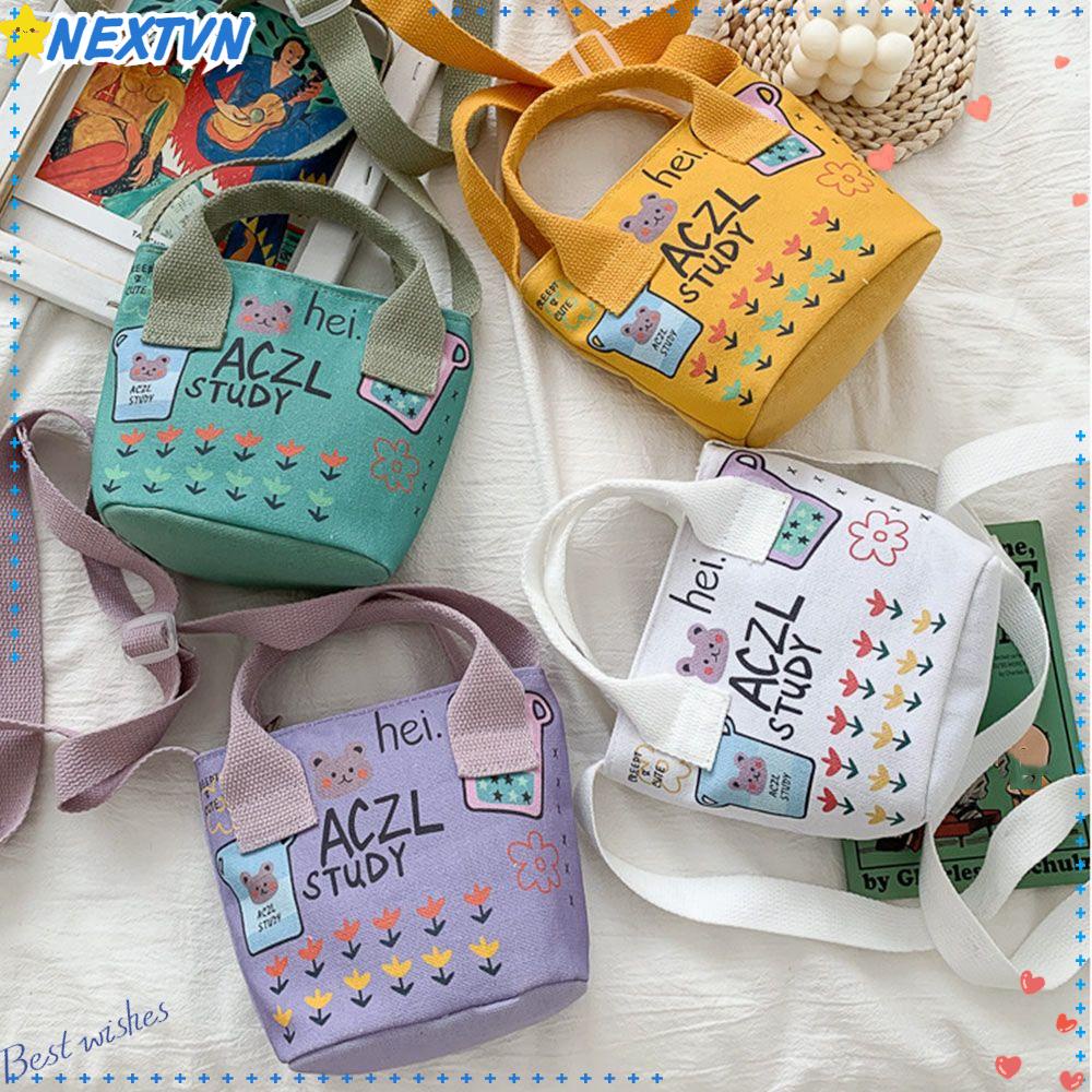 Túi Xách Đeo Vai Vải Bạt Thời Trang Sành Điệu