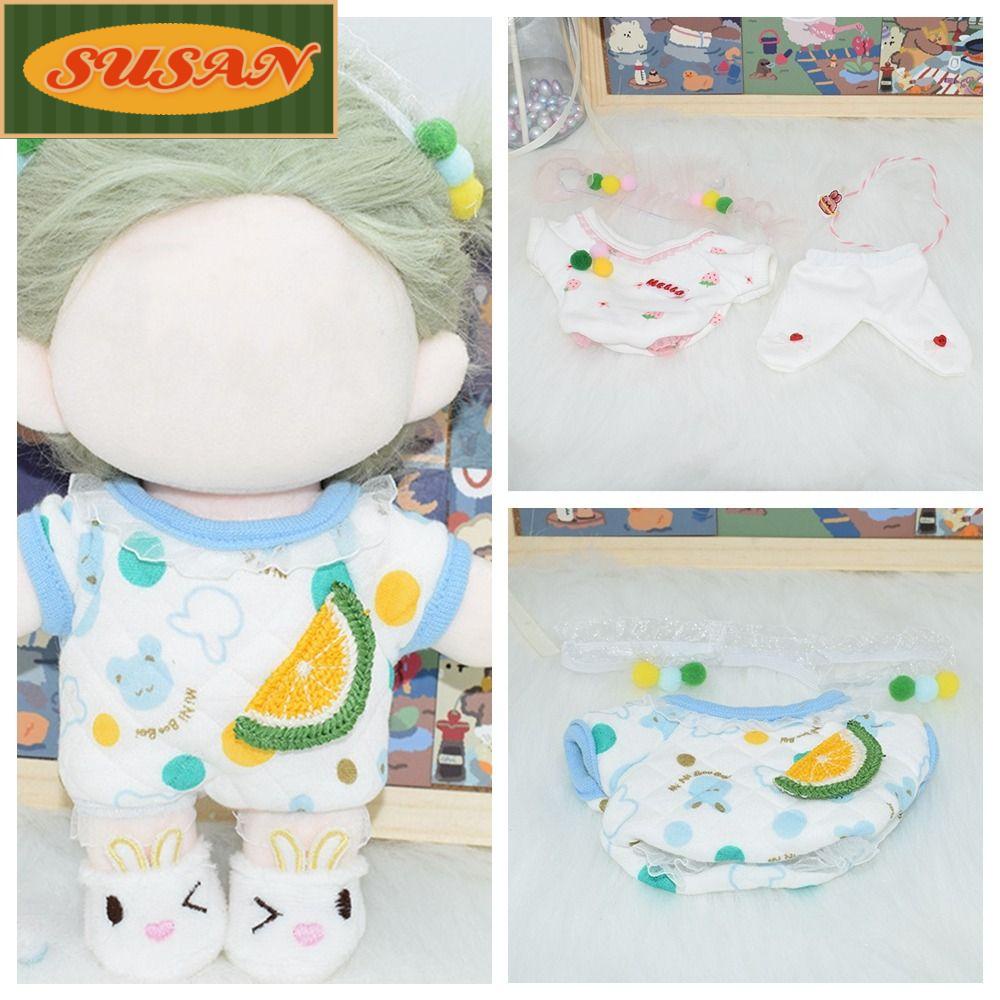 SUSANS Trang Phục Họa Tiết Trái Cây Hoạt Hình Thay Thế Cho Búp Bê 20cm