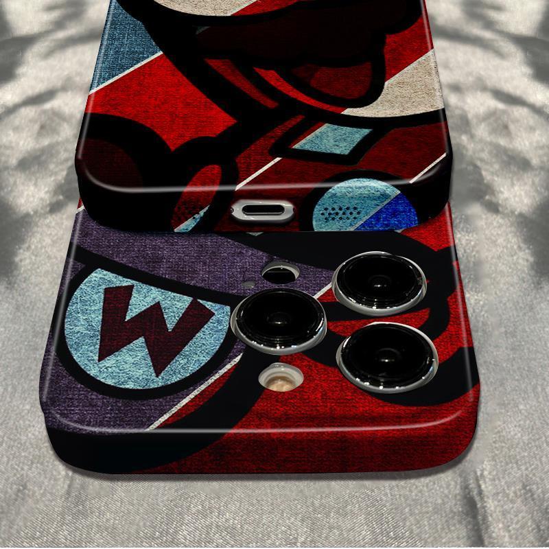 Ốp Điện Thoại Dẻo Họa Tiết Super Mario Dễ Thương Chống Sốc Cho iPhone12 HKSN 6In Style 13 7814pro Soft 11max plus