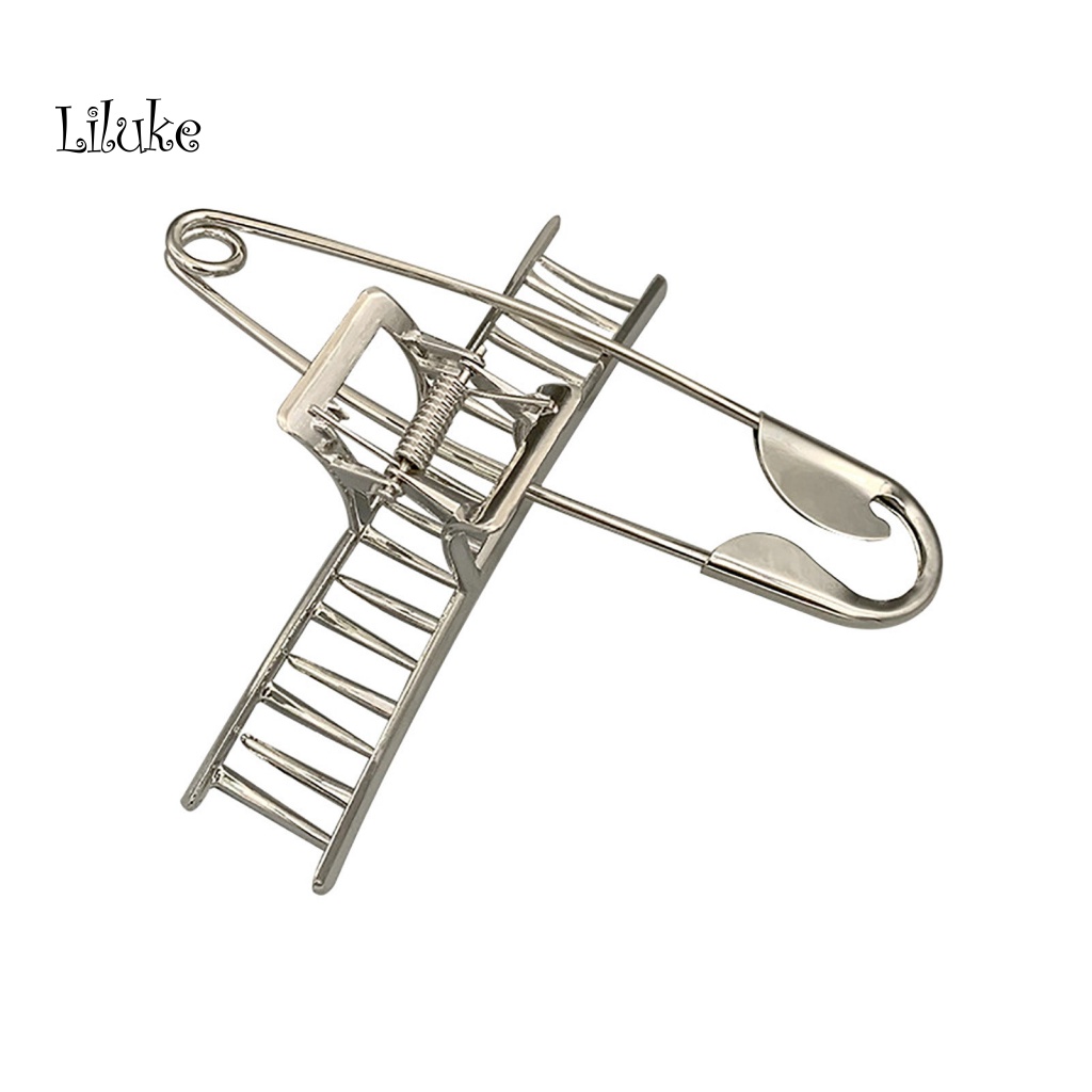 1 Bộ Kẹp Tóc Càng Cua Màu Trơn Chống Rỉ Sét Tiện Dụng