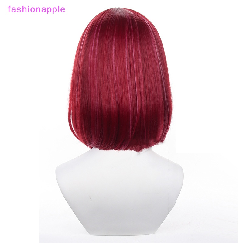 Bộ Tóc Giả Ngắn 34cm Màu Đỏ Hóa Trang Nhân Vật Oshi No Ko Arima Kana