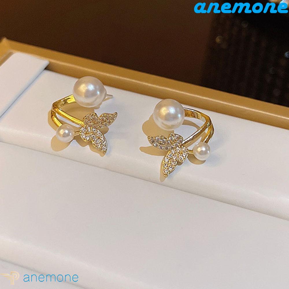 Khuyên Tai Hình Bướm Nhỏ Mạ Điện Bằng Hợp Kim Thời Trang Cho Nữ