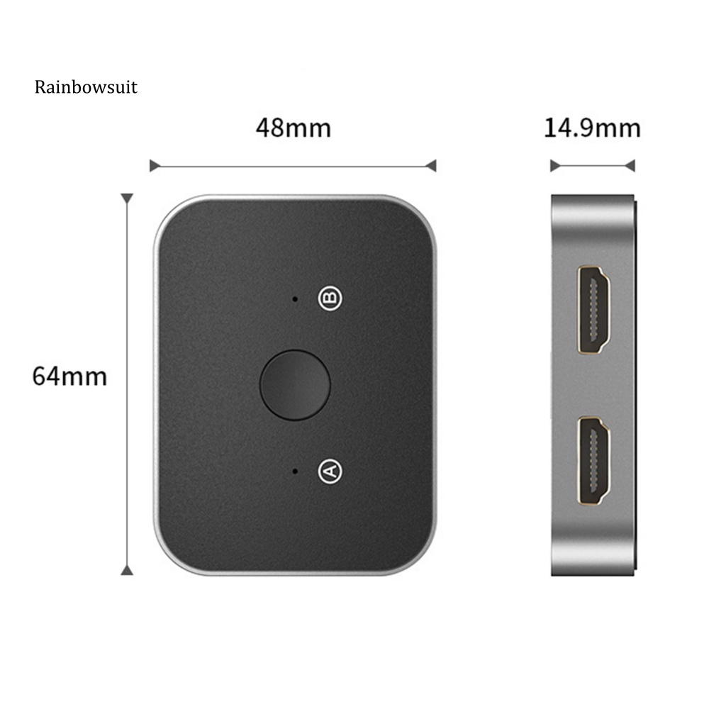 Bộ Chuyển Đổi Một Nút Chuyển Đổi HD-Compatible 8K / 60HZ 2 Trong 1 Có Thể Xoay Được