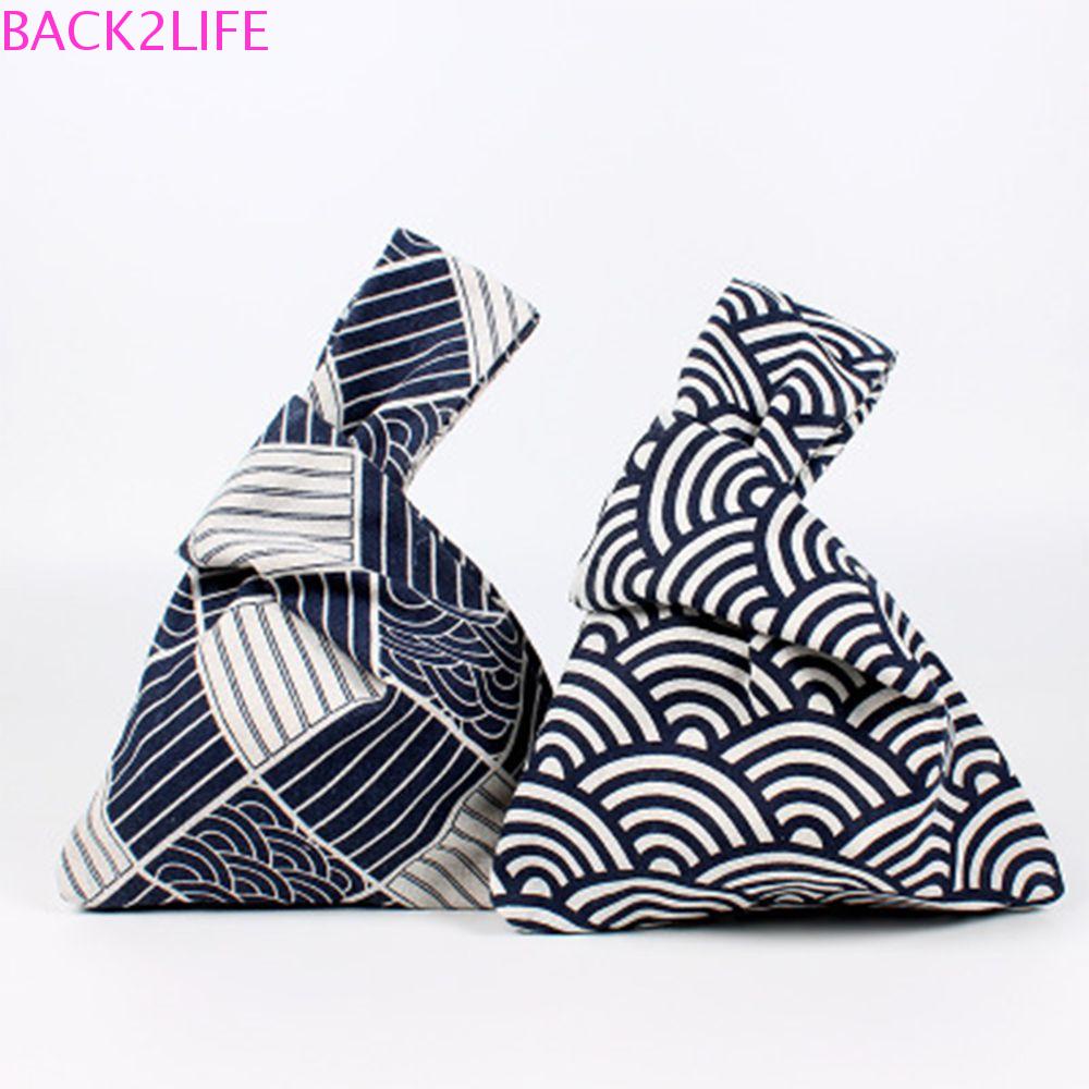 Túi Tote Đeo Cổ Tay Bằng Cotton Tinh Tế Đựng Chìa Khóa Cho Xe Hơi Back2Lilife