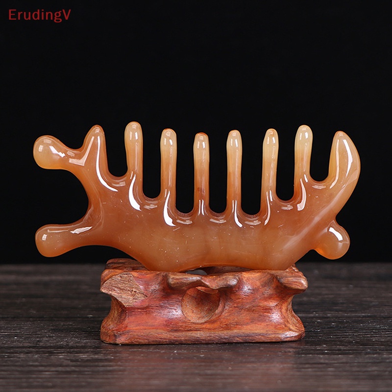 Lược Chải Tóc Mát Xa Da Đầu 1 Cái Răng Thưa Bằng Nhựa Resin