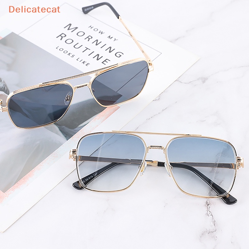 Kính Mát Gọng Vuông Màu Gradient Thời Trang Cho Nam