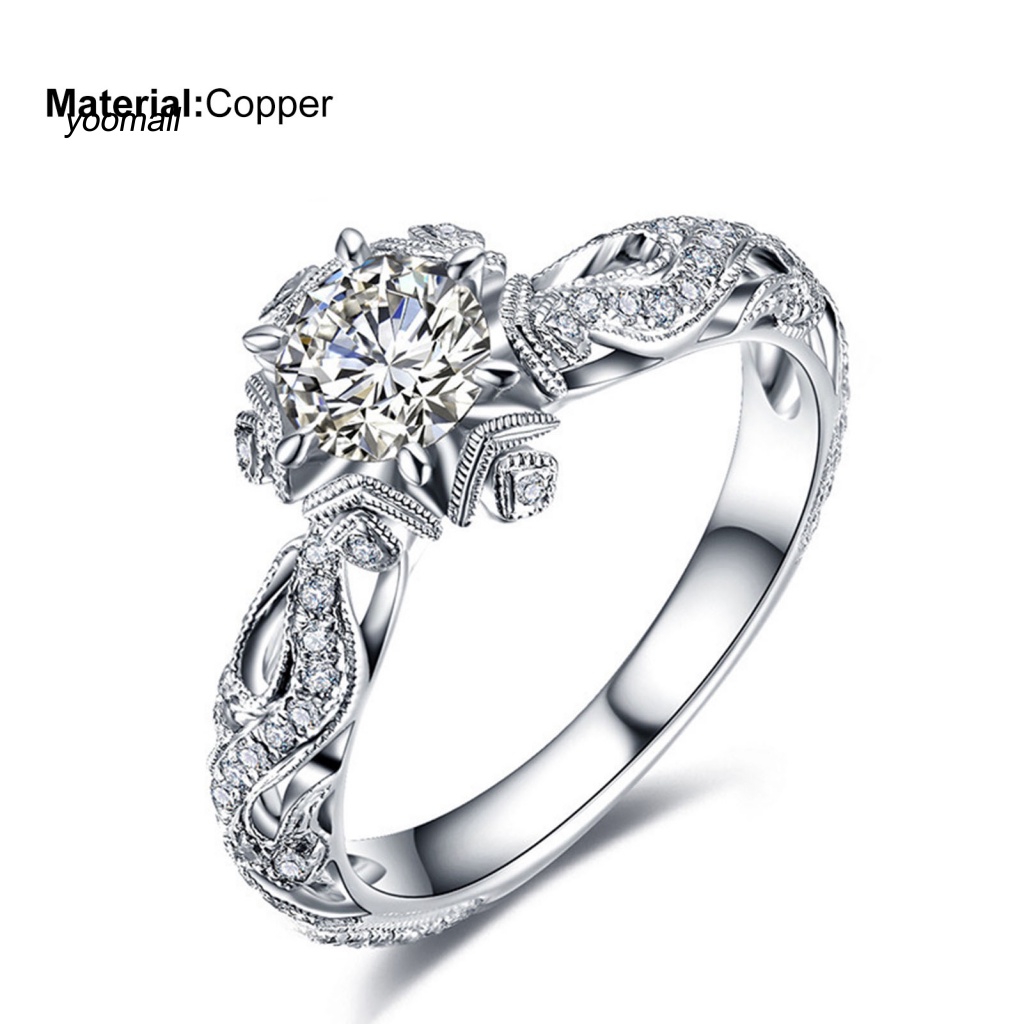 Nhẫn Đính Đá Thanh Lịch Cho Ngày Valentine