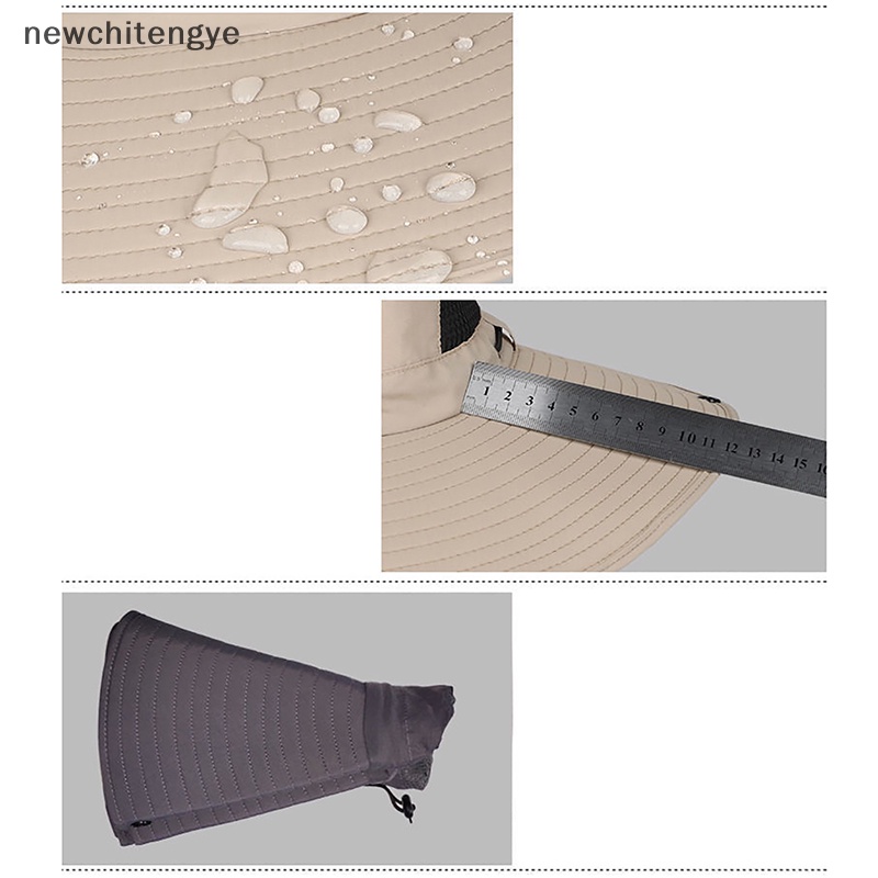 Mũ Vành Tròn Chống Nắng Chống Giọt Bắn Có Tấm Che Mặt Và Cổ Đa Hướng