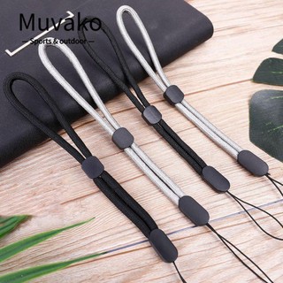 MUVAKO Dây Đeo Cổ Tay Gắn Điện Thoại Di Động/Máy Ảnh ID Bằng Polyester Chống Rơi Điều Chỉnh Được