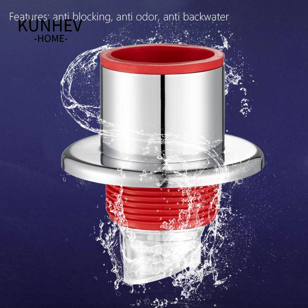 KUNHEV Nút Chặn Lỗ Thoát Nước Một Chiều Chống Côn Trùng Hữu Dụng