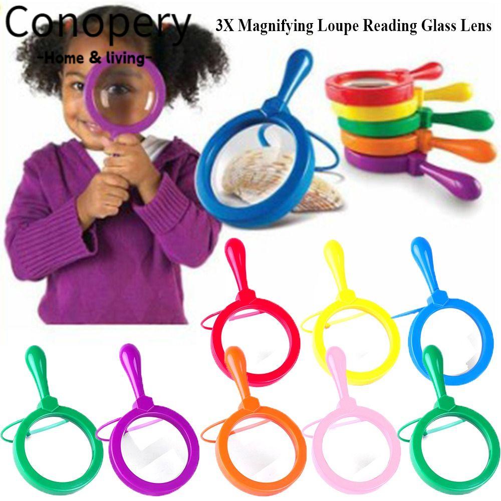 CONOPERY Kính Lúp Cầm Tay Bằng Nhựa Dùng Để Quan Sát Côn Trùng