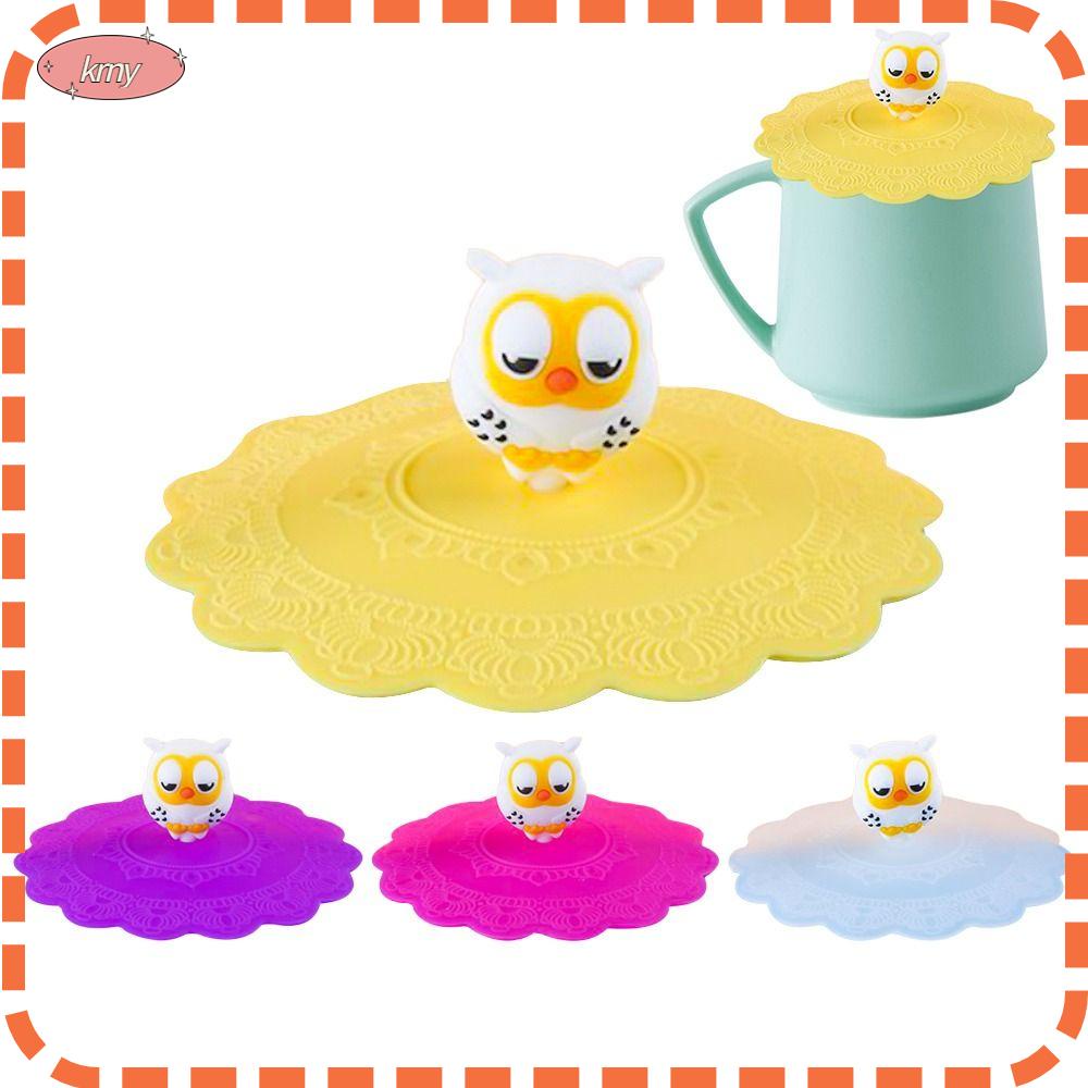 Set 2 Nắp Đậy Cốc Chống Bụi Bẩn Có Tay Cầm Lồi Bảo Vệ An Toàn