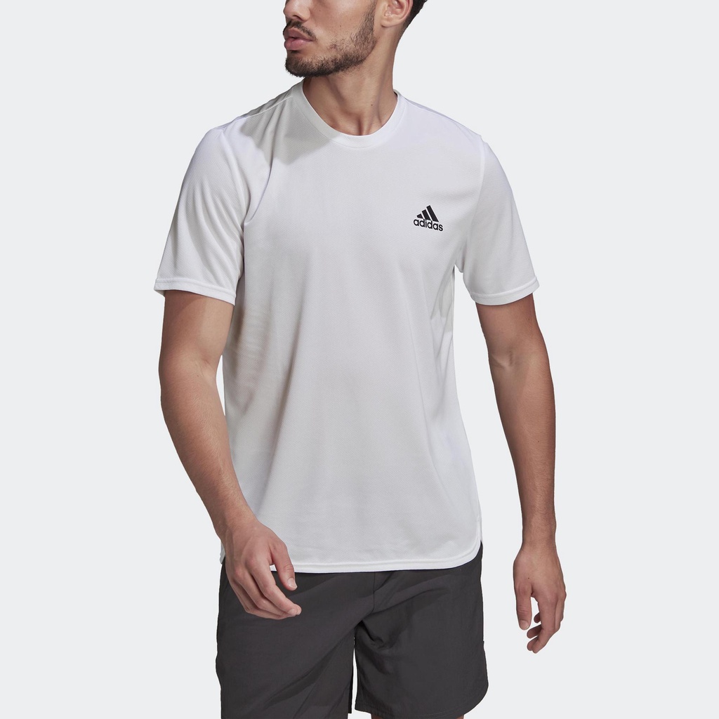 adidas Tập luyện Áo Thun Designed for Movement AEROREADY Nam trắng HF7215