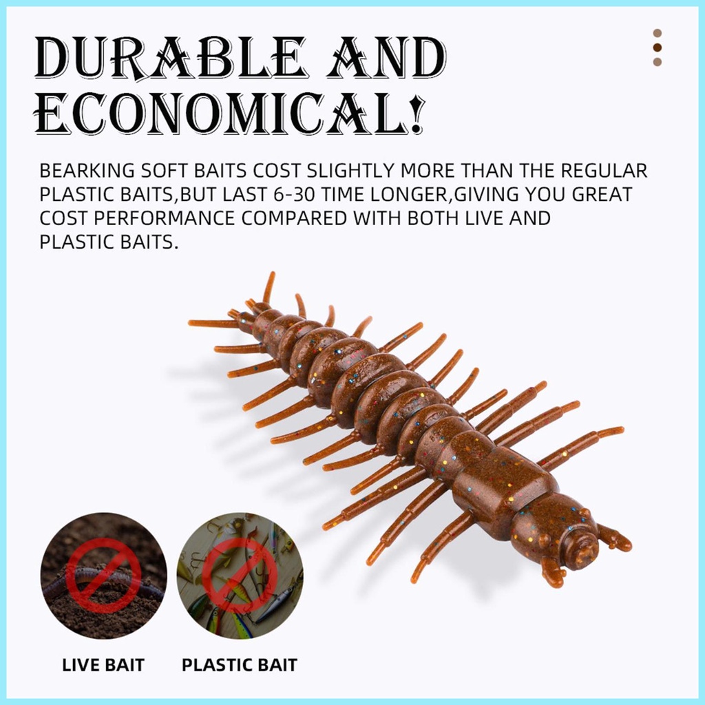 Set 8 / 20 Mồi Giả Nuốt Câu Cá Mềm Có Thể Tái Sử Dụng