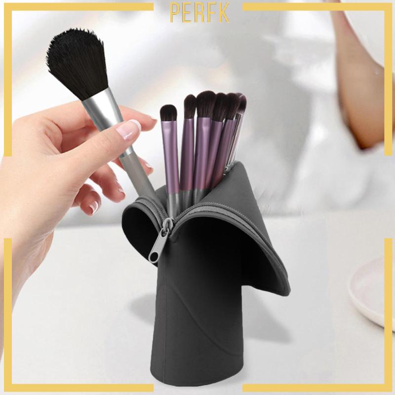 Túi Đựng Cọ Trang Điểm Mềm Mại Nhỏ Gọn Thích Hợp Làm Quà Tặng Cho Nữ