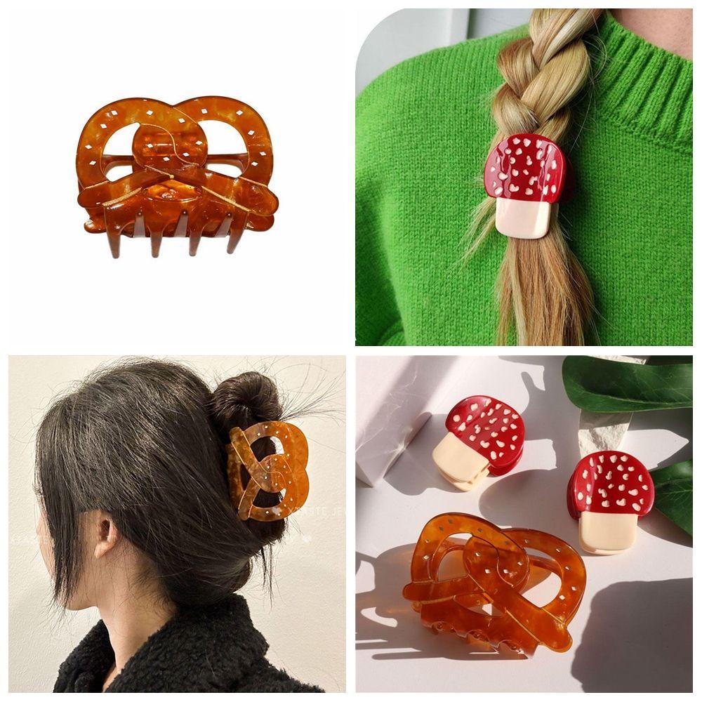 Kẹp Tóc Đuôi Ngựa Hình Nấm Thời Trang Cá Tính Cho Nữ VANES1