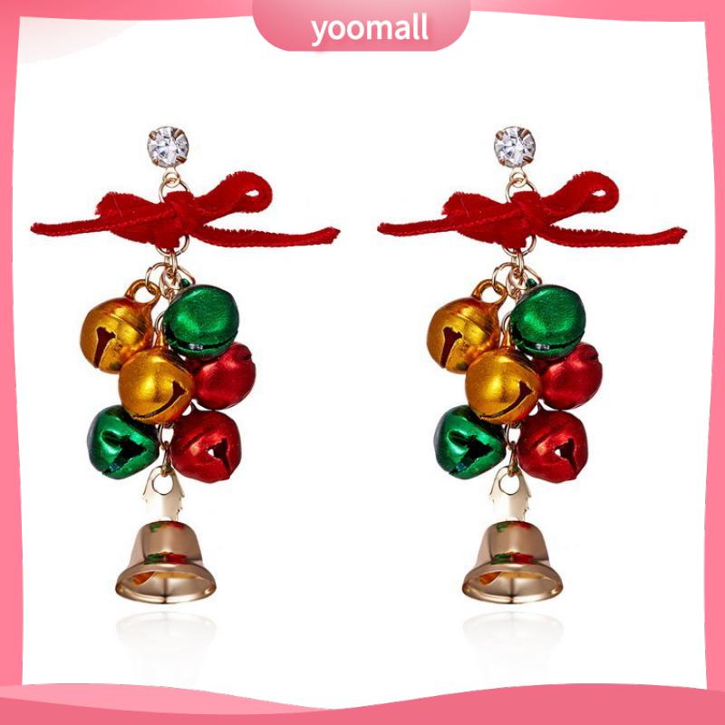 Bông Tai Hình Nơ Giáng Sinh Thời Trang [YM] Và Đơn Giản