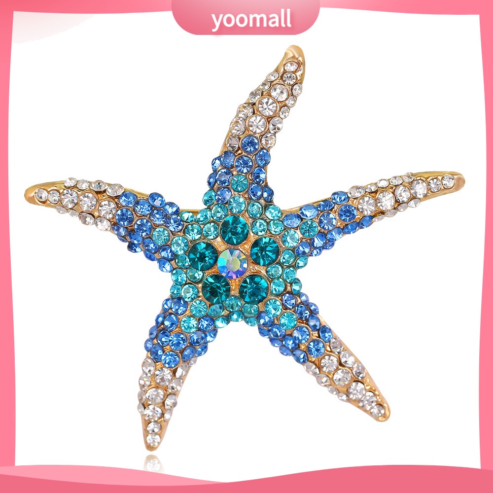 Ghim Cài Áo Hình Sao Biển Nhiều Màu Dễ Thương