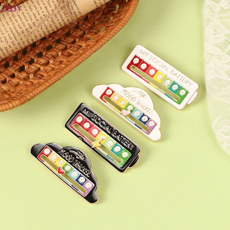 Zgjy Ghim Cài Ba Lô Tráng Men Họa Tiết Tâm Trạng Xã Hội Vui Nhộn Sáng Tạo Có Thể Di Chuyển Đến Tâm Trạng Bạn Nghệ Thuật Mới