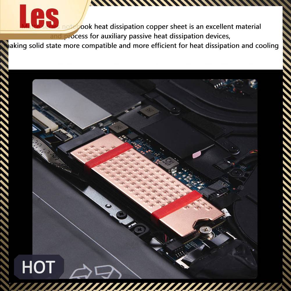 Bộ Tản Nhiệt Bằng Đồng Với Đệm Silicone Tản Nhiệt Cho M.2 2280 SSD
