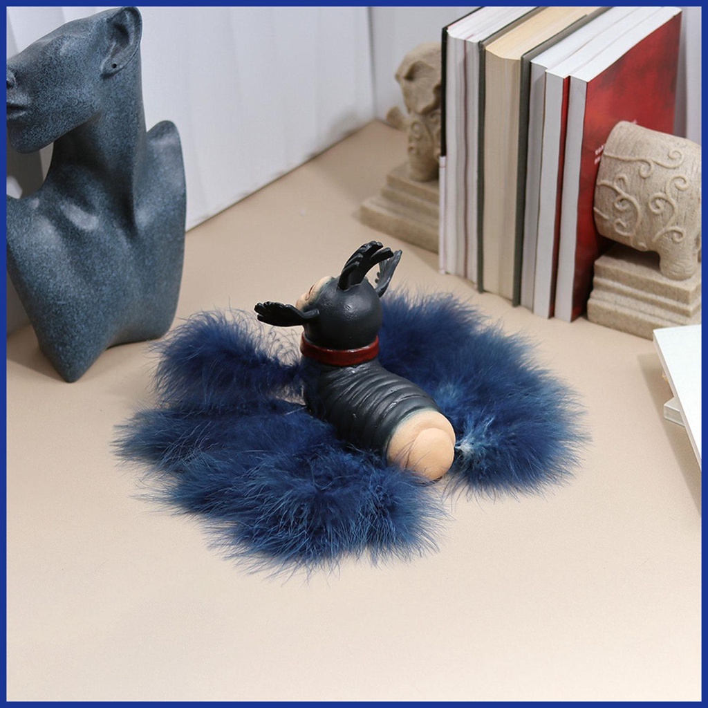 Thú Nhồi Bông Hình Sâu Bướm Handmade Dễ Thương Trang Trí Phòng