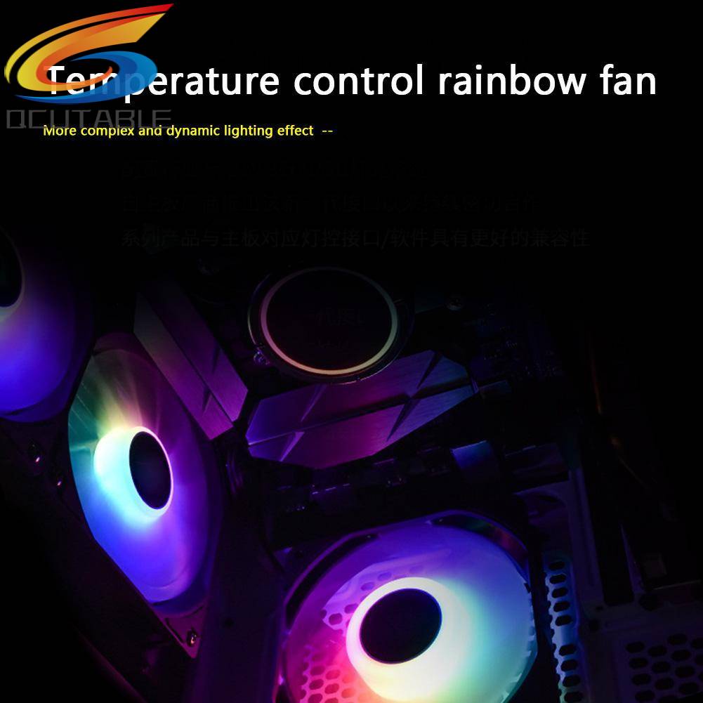 Quạt Tản Nhiệt CPU XF-12025 12cm 3 Pin ARGB DC 12V Nhiều Màu Sắc