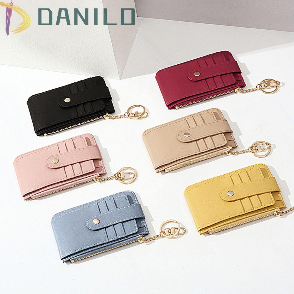 DANILO Ví Da PU Siêu Mỏng Kiểu Dáng Đơn Giản Dành Cho Nữ