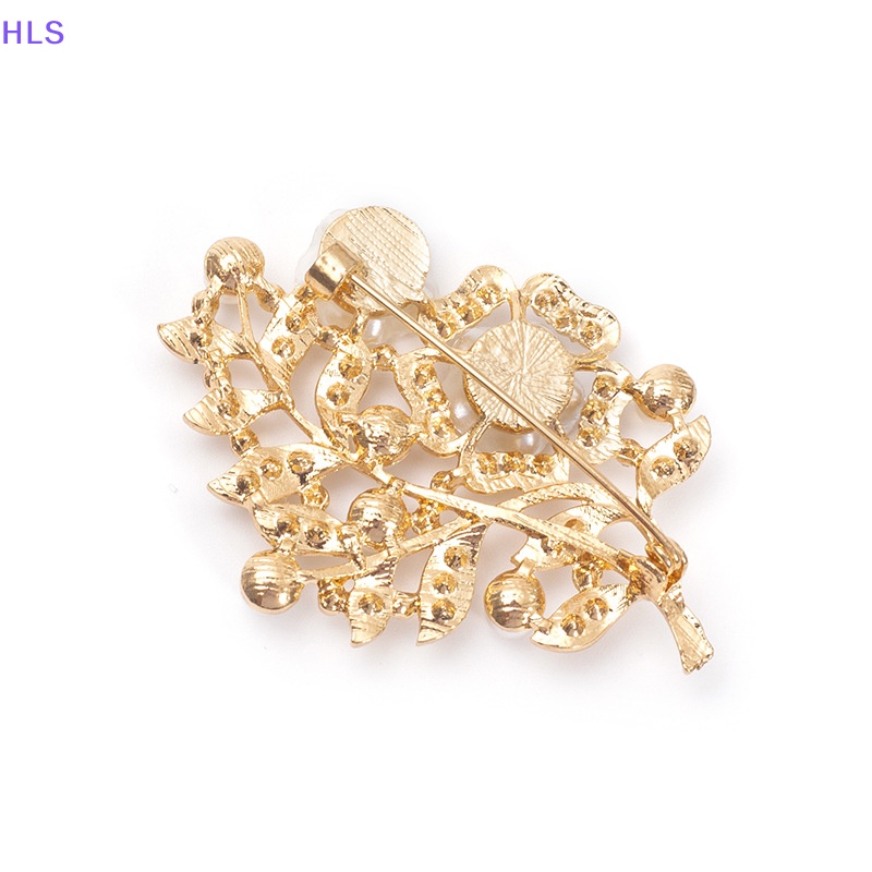 Ghim Cài Áo Hình Hoa Đính Ngọc Trai Chống Ánh Sáng Thời Trang Cho Nữ