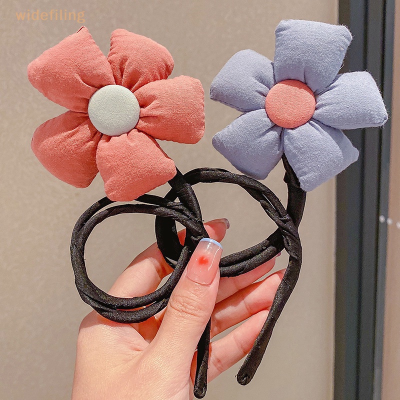 Lược Cài Tóc Bản To Đính Hoa Thời Trang Cho Bé Gái