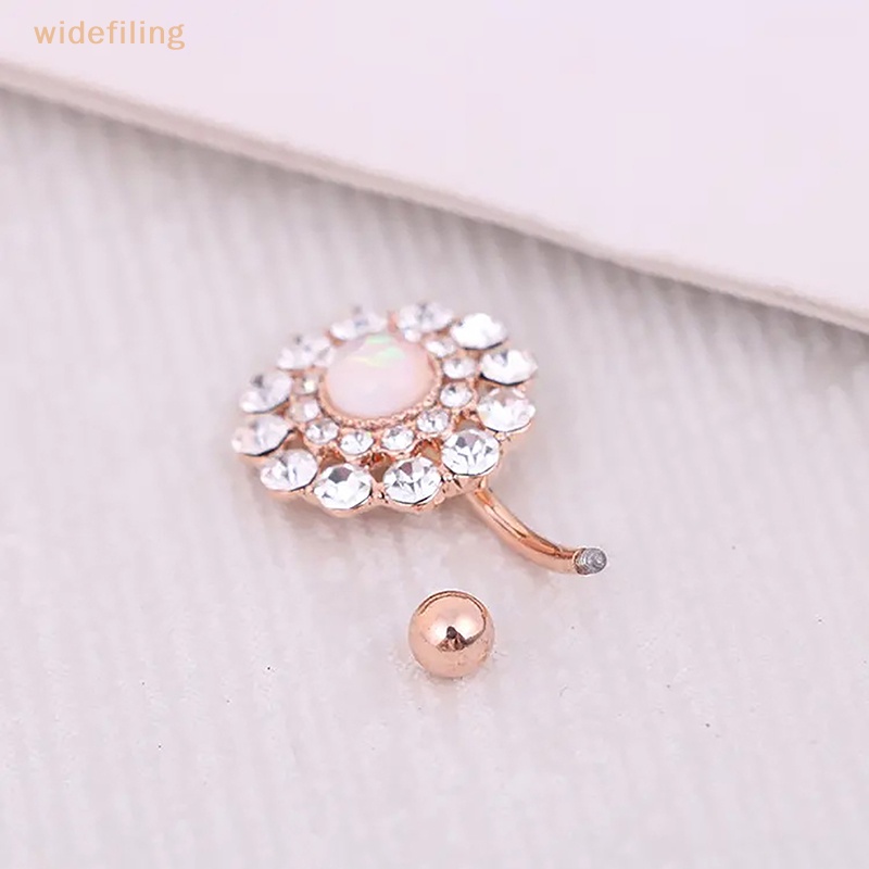 Khuyên Rốn Chất Liệu Thép Không Gỉ Đính Đá Zircon Thời Trang