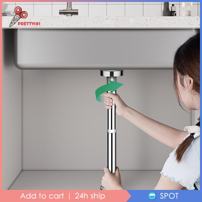 [Prettyia1] Giá Đỡ Dưới Bồn Rửa Chén Bằng Thép Không Gỉ Có Thể Điều Chỉnh Cho