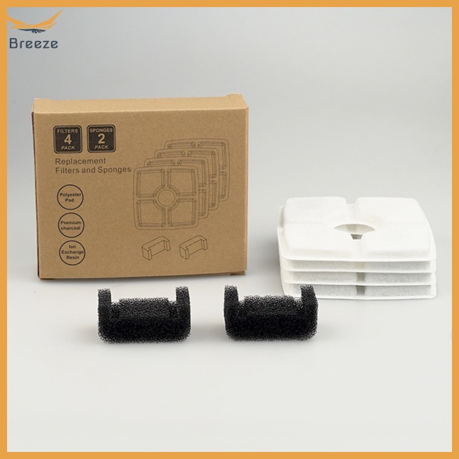 Bộ Lọc Vòi Nước Than Hoạt Tính Hình Vuông Thay Thế Cho Thú Cưng