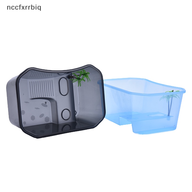 Hộp nuôi bò sát vivarium cho rùa ăn hộp với nền tảng Basking bể mới