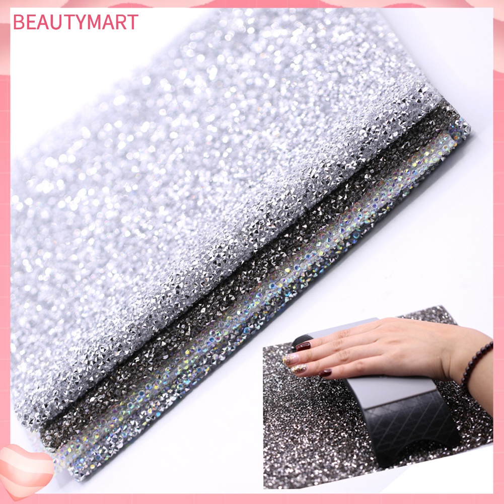 Tấm Thảm Trải Bàn Làm Móng DIY Đính Đá Giả Kim Cương Tiện Lợi Dành Cho Salon Làm Móng