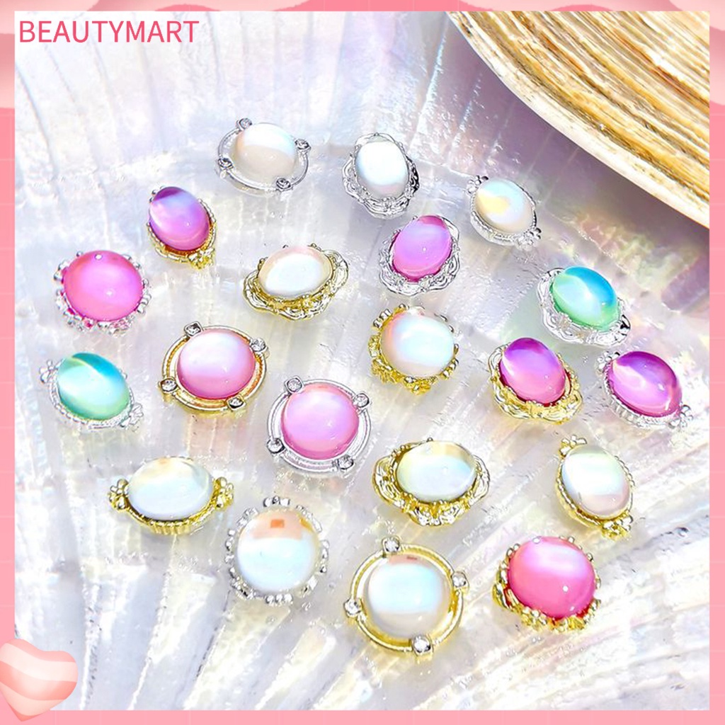 Bộ 10 Hạt Pha Lê Trong Suốt Siêu Nhẹ Dùng Trang Trí Móng Tay DIY