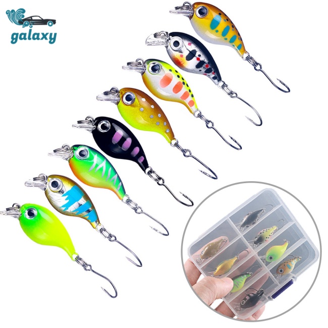 Galaxy Set Mồi Câu Cá Giả 3d 2.1g / 3.6cm Chuyên Nghiệp