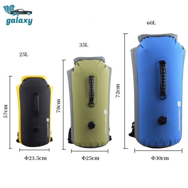 Galaxy Túi Đeo Vai Chống Thấm Nước Dung Tích 25l / 35l / 60l Tiện Dụng Mang Theo Du Lịch Cắm Trại