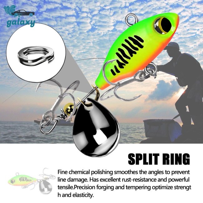 Galaxy Set 6 Mồi Giả Nhử Cá 14g Bằng Nhựa Gắn Kèm Móc Câu