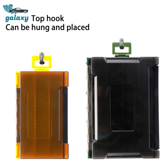 Galaxy Hộp Đựng Mồi Câu Cá Hai Mặt Có Tay Cầm Tiện Lợi