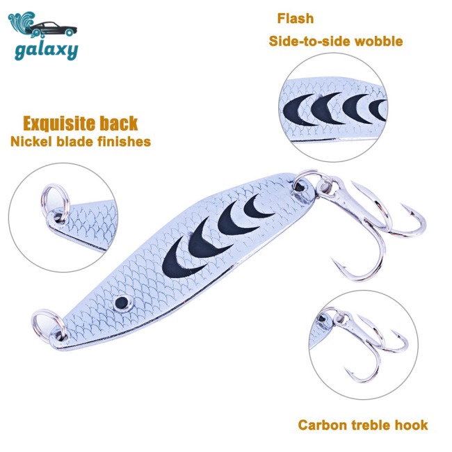 Galaxy Set 5 Mồi Câu Cá Giả 5cm / 6.8g Nhiều Màu Sắc