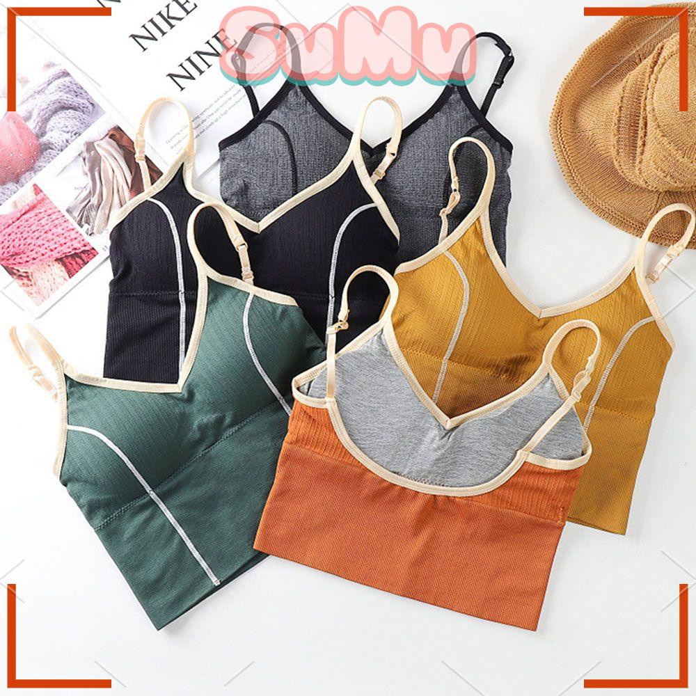 SUMU Bra Thể Thao Kèm Mút Nâng Ngực Thiết Kế Quyến Rũ Cho Phái Nữ