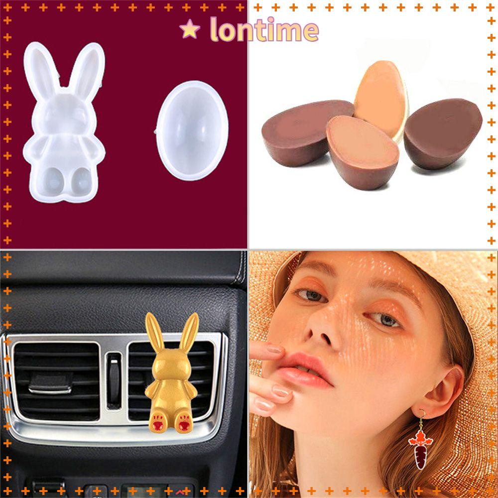 LONTIME Khuôn Silicone Làm Bánh Hình Thỏ Phục Sinh DIY