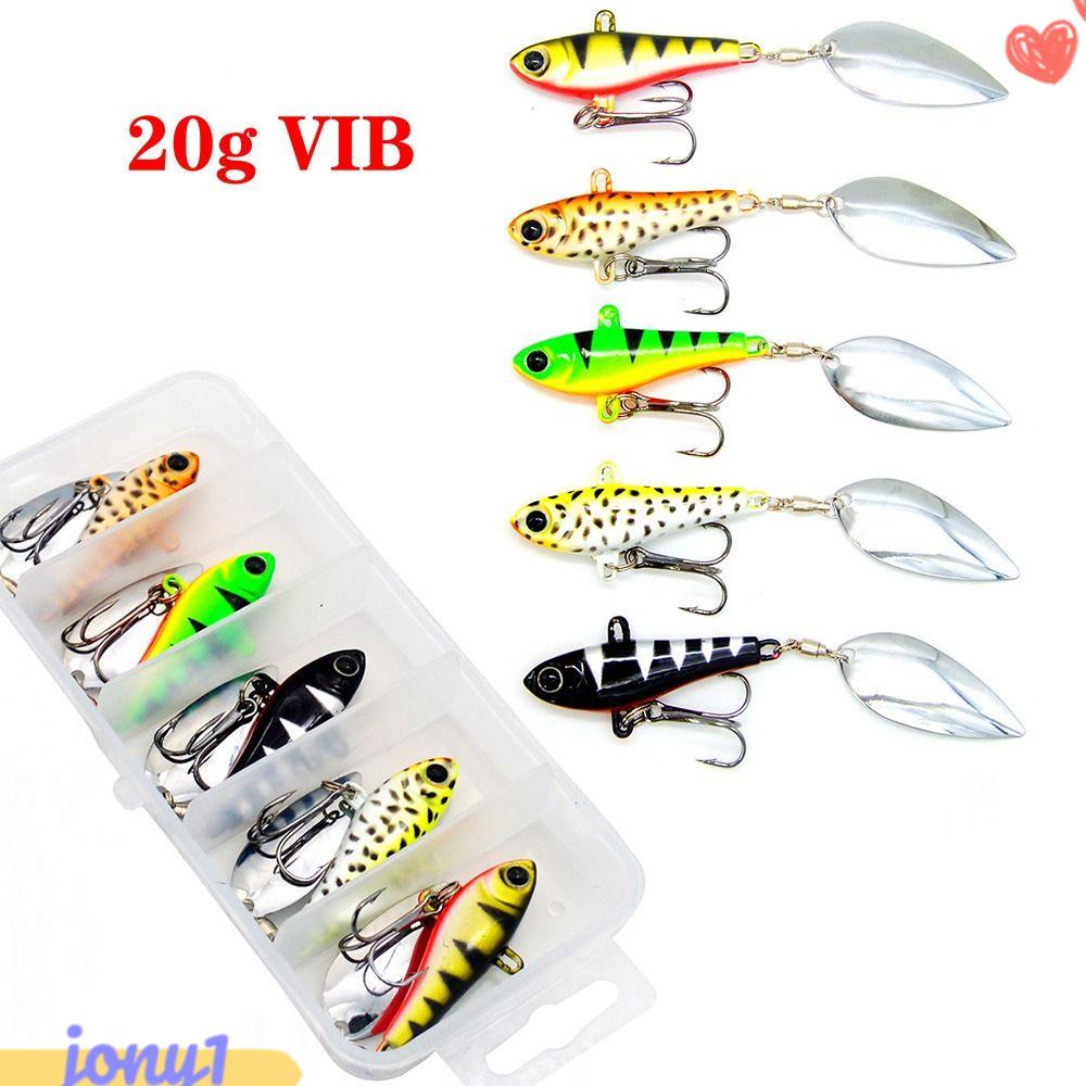 JONYE Set 6 Mồi Câu Cá Giả 20g Chuyên Nghiệp