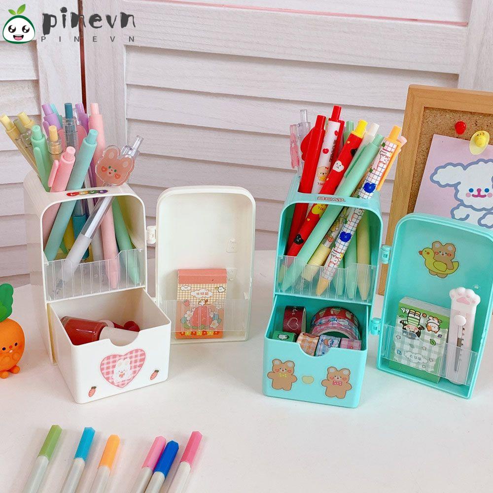 PINEVN Giá Đỡ Bút Để Bàn Thiết Kế Độc Đáo Dễ Thương Tiện Dụng