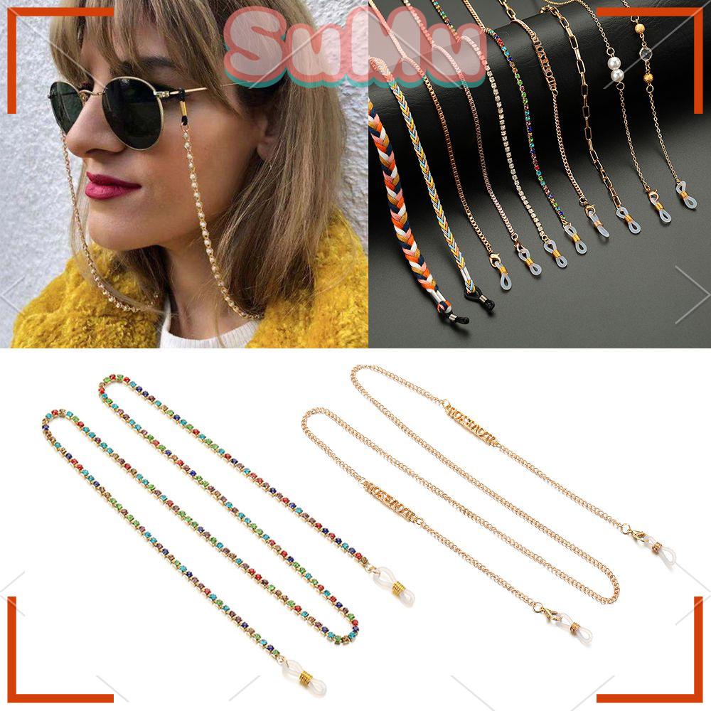SUMU Dây Đeo Mắt Kính Chống Trượt Phong Cách Cổ Điển Dành Cho Nữ